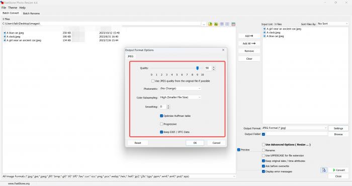customize settings details